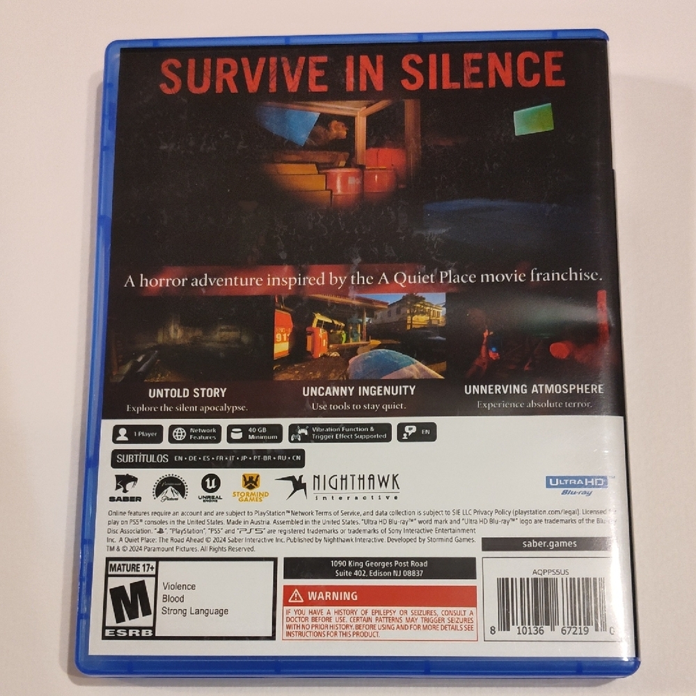 A Quiet Place: The Road Ahead - PS5 Game - Picture 2 of 3